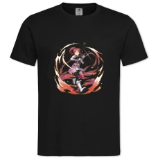 TSword Art Online Kureha -shirt with Print Sword Art Online Kureha - 2XL black