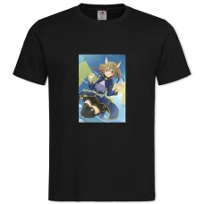 TSword Art Online Zerochan Hero -shirt with Print Sword Art Online Zerochan Hero - 2XL black