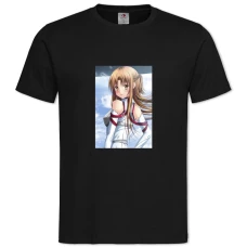 TSword Art Online Amazing Asuna -shirt with Print Sword Art Online Amazing Asuna - 2XL black
