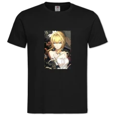 TViolet Evergarden Beautiful Hero -shirt with Print Violet Evergarden Beautiful Hero - 2XL black