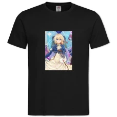 TViolet Evergarden Smile -shirt with Print Violet Evergarden Smile - 2XL black