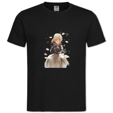 TViolet Evergarden Girl -shirt with Print Violet Evergarden Girl - 2XL black