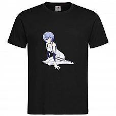TEvangelion Rei Ayanami -shirt with Print Evangelion Rei Ayanami - 2XL black