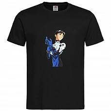 TEvangelion Shinji -shirt with Print Evangelion Shinji - 2XL black