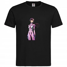 TEvangelion Mari Makinami -shirt with Print Evangelion Mari Makinami - 2XL black