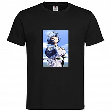 TEvangelion Rei Earth -shirt with Print Evangelion Rei Earth - 2XL black