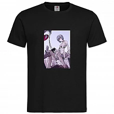 TEvangelion Rei Art -shirt with Print Evangelion Rei Art - 2XL black