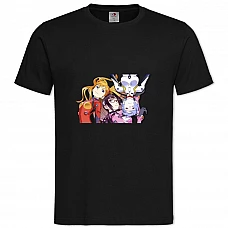 TEvangelion Girls -shirt with Print Evangelion Girls - 2XL black