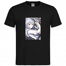 TEvangelion Ayanami Rei Hero -shirt with Print Evangelion Ayanami Rei Hero - 2XL black