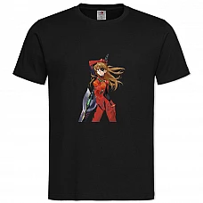 TEvangelion Powerfull Asuka -shirt with Print Evangelion Powerfull Asuka - 2XL black