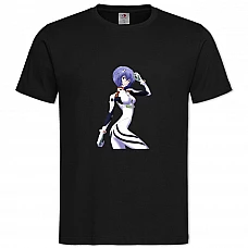 TEvangelion Rei Power Girl -shirt with Print Evangelion Rei Power Girl - 2XL black