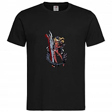 TEvangelion Asuka Monster Print -shirt with Print Evangelion Asuka Monster Print - 2XL black