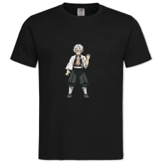 TDemon Slayer Kimetsu No Yaiba Haru Ushio -shirt with Print Demon Slayer Kimetsu No Yaiba Haru Ushio - 2XL black