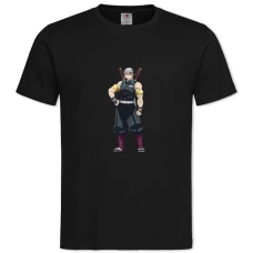 TDemon Slayer Kimetsu No Yaiba Tengen Uzui -shirt with Print Demon Slayer Kimetsu No Yaiba Tengen Uzui - 2XL black