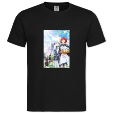 TAkagami No Shirayukihime Heroes -shirt with Print Akagami No Shirayukihime Heroes - 2XL black