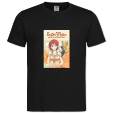 TAkagami No Shirayukihime Main -shirt with Print Akagami No Shirayukihime Main - 2XL black