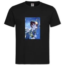 TAkagami No Shirayukihime Main Theme -shirt with Print Akagami No Shirayukihime Main Theme - 2XL black
