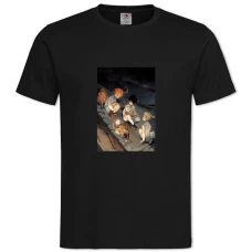TThe Promised Neverland Main Theme -shirt with Print The Promised Neverland Main Theme - 2XL black