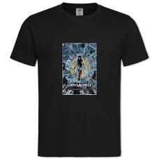 TGhost In The Shell Print -shirt with Print Ghost In The Shell Print - 2XL black