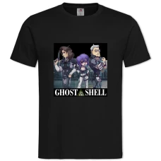 TGhost In The Shell Main Theme -shirt with Print Ghost In The Shell Main Theme - 2XL black