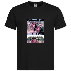 TGhost In The Shell Universe -shirt with Print Ghost In The Shell Universe - 2XL black