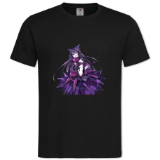 TDate A Live Yatogami Tohka -shirt with Print Date A Live Yatogami Tohka - 2XL black