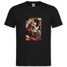TDate A Live Kurumi Tokisaki -shirt with Print Date A Live Kurumi Tokisaki - 2XL black
