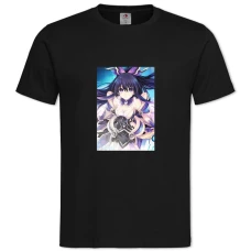 TDate A Live Girl Yatogami Tohka -shirt with Print Date A Live Girl Yatogami Tohka - 2XL black