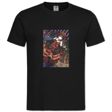TDate A Live Kurumi Tokisaki Hero -shirt with Print Date A Live Kurumi Tokisaki Hero - 2XL black