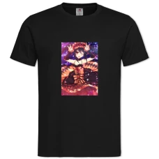 TDate A Live Cute Kurumi Tokisaki -shirt with Print Date A Live Cute Kurumi Tokisaki - 2XL black