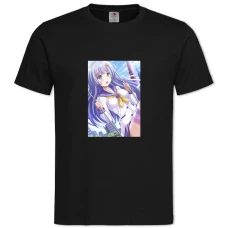 TDate A Live Izayoi Miku -shirt with Print Date A Live Izayoi Miku - 2XL black