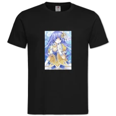 TDate A Live Izayoi Miku Hero -shirt with Print Date A Live Izayoi Miku Hero - 2XL black