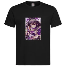 TDate A Live Tohka Yatogami Hero -shirt with Print Date A Live Tohka Yatogami Hero - 2XL black