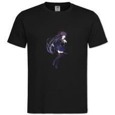 TDate A Live Happy Yatogami Tohka -shirt with Print Date A Live Happy Yatogami Tohka - 2XL black