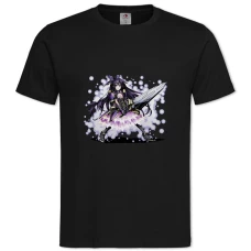 TDate A Live Battle Girl Print -shirt with Print Date A Live Battle Girl Print - 2XL black