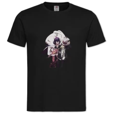 TBlue Exorcist Characters -shirt with Print Blue Exorcist Characters - 2XL black