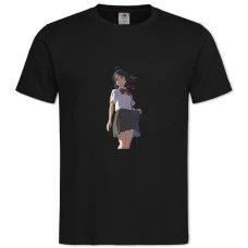 TYour Name Mitsuha Miyamizu -shirt with Print Your Name Mitsuha Miyamizu - 2XL black