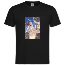 TYour Name Main Heroes -shirt with Print Your Name Main Heroes - 2XL black