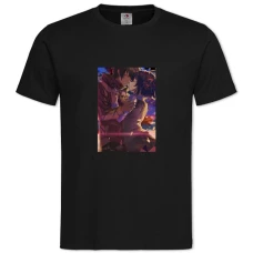 TYour Name Kissing Heroes -shirt with Print Your Name Kissing Heroes - 2XL black