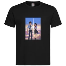 TYour Name Heroes -shirt with Print Your Name Heroes - 2XL black