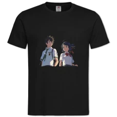 TYour Name Main Heroes Print -shirt with Print Your Name Main Heroes Print - 2XL black