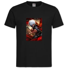 TTokyo Ghoul Ken Kaneki Print -shirt with Print Tokyo Ghoul Ken Kaneki Print - 2XL black