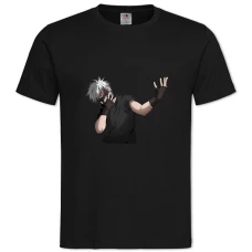TTokyo Ghoul Ken Kaneki Hero Print -shirt with Print Tokyo Ghoul Ken Kaneki Hero Print - 2XL black