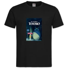 TTonari No Totoro Main Theme -shirt with Print Tonari No Totoro Main Theme - 2XL black