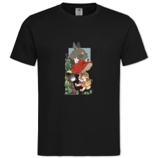 TTonari No Totoro Amazing Heroes -shirt with Print Tonari No Totoro Amazing Heroes - 2XL black