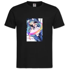 THatsune Miku Hero -shirt with Print Hatsune Miku Hero - 2XL black