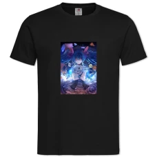 THatsune Miku Print -shirt with Print Hatsune Miku Print - 2XL black