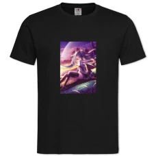THatsune Miku Girl Hero -shirt with Print Hatsune Miku Girl Hero - 2XL black