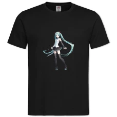 THatsune Miku Perfect Girl -shirt with Print Hatsune Miku Perfect Girl - 2XL black