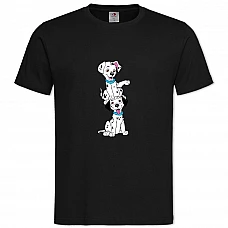 T101 Dalmatians Puppies -shirt with Print 101 Dalmatians Puppies - 2XL black